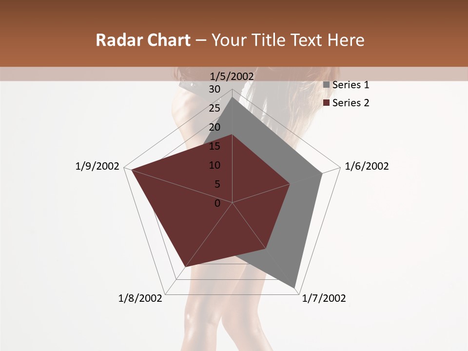 Active Posing Cheerful PowerPoint Template
