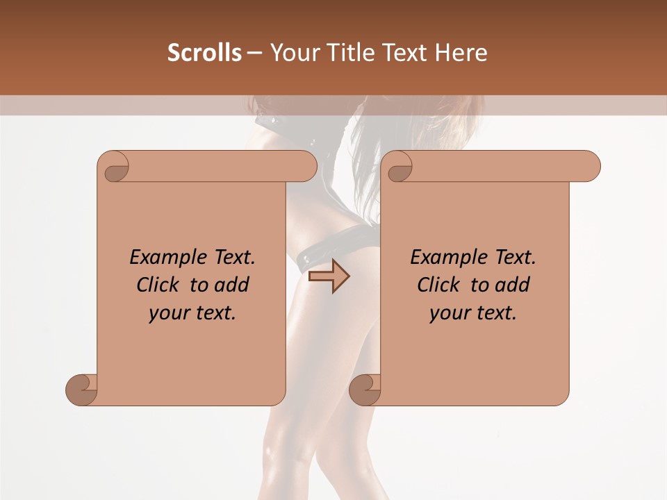 Active Posing Cheerful PowerPoint Template