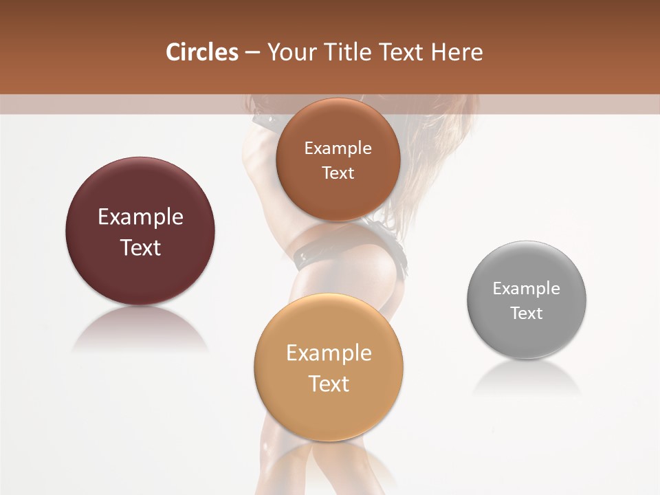 Active Posing Cheerful PowerPoint Template