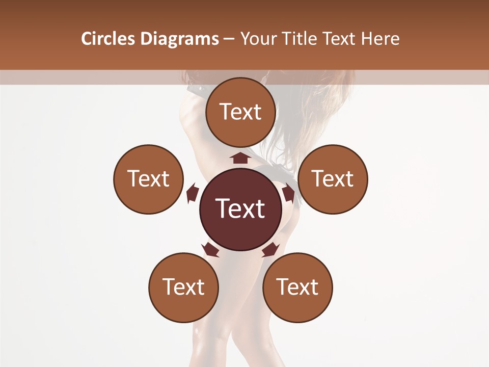 Active Posing Cheerful PowerPoint Template