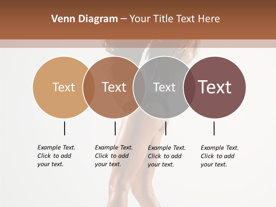 Active Posing Cheerful PowerPoint Template