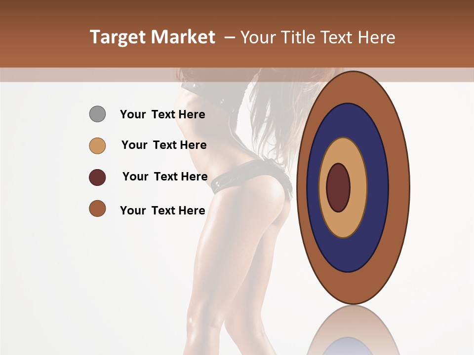 Active Posing Cheerful PowerPoint Template