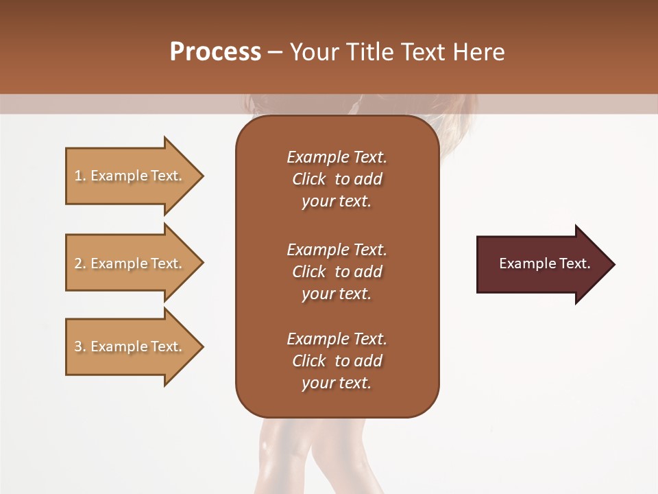 Active Posing Cheerful PowerPoint Template