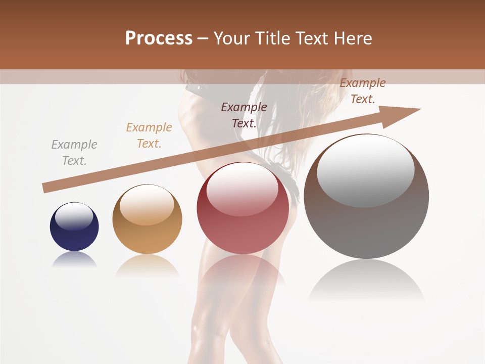 Active Posing Cheerful PowerPoint Template