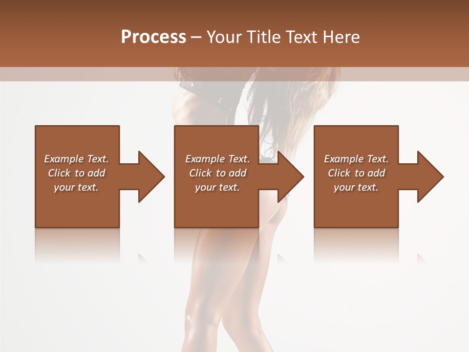 Active Posing Cheerful PowerPoint Template
