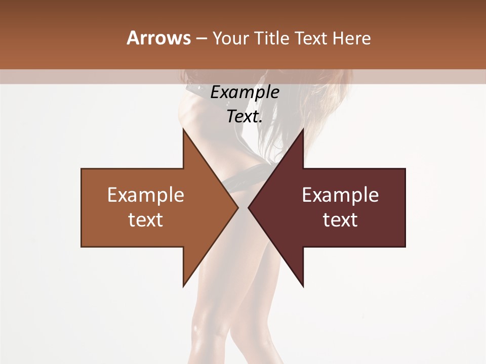 Active Posing Cheerful PowerPoint Template