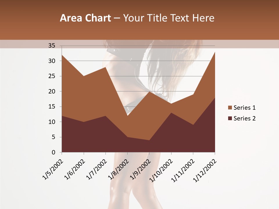 Active Posing Cheerful PowerPoint Template