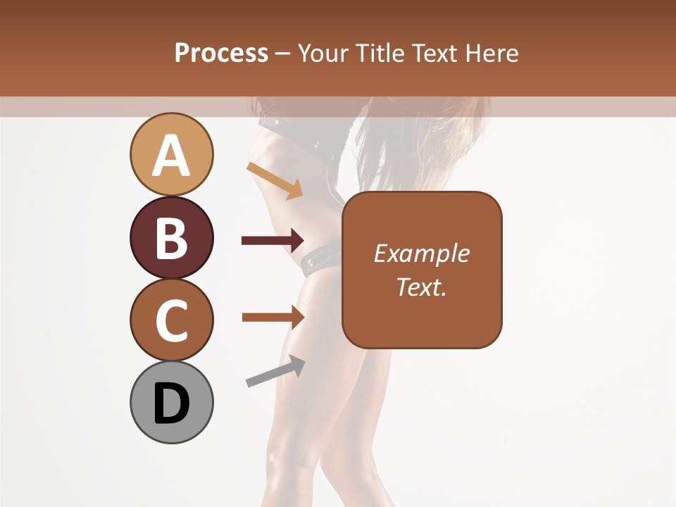 Active Posing Cheerful PowerPoint Template