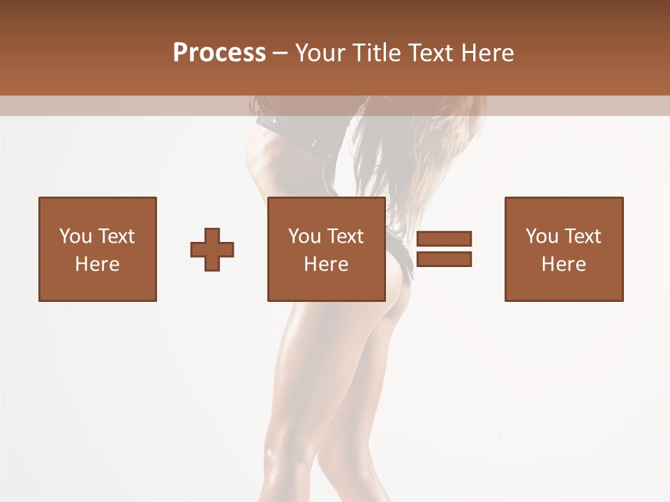 Active Posing Cheerful PowerPoint Template
