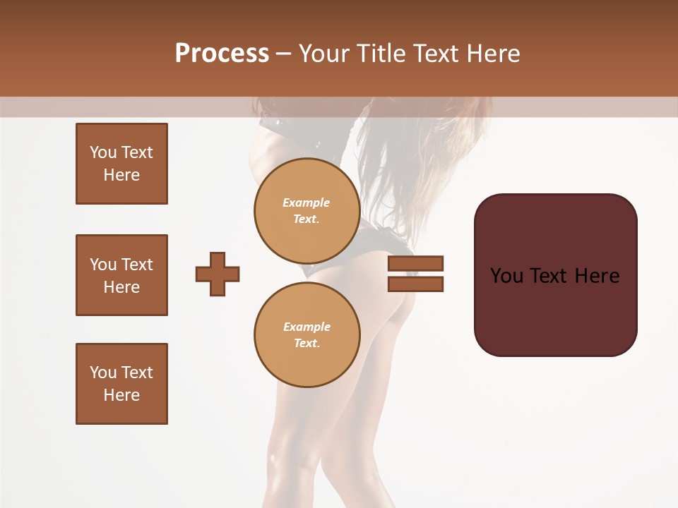 Active Posing Cheerful PowerPoint Template