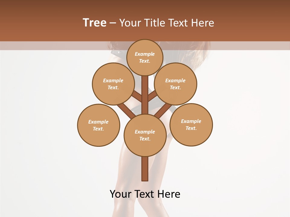 Active Posing Cheerful PowerPoint Template