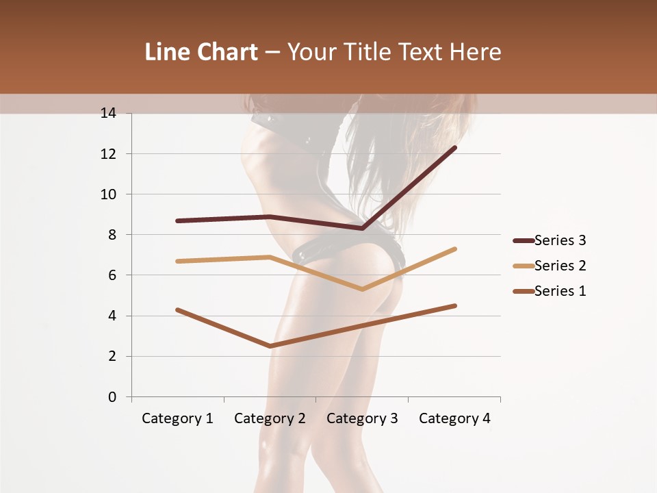 Active Posing Cheerful PowerPoint Template