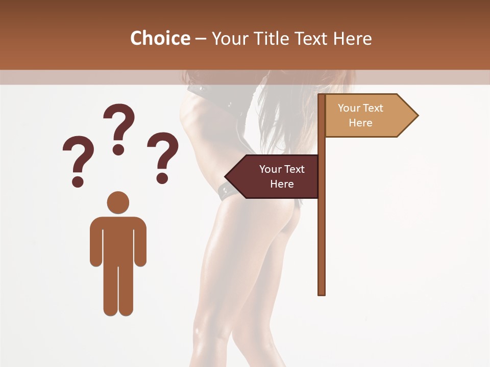 Active Posing Cheerful PowerPoint Template