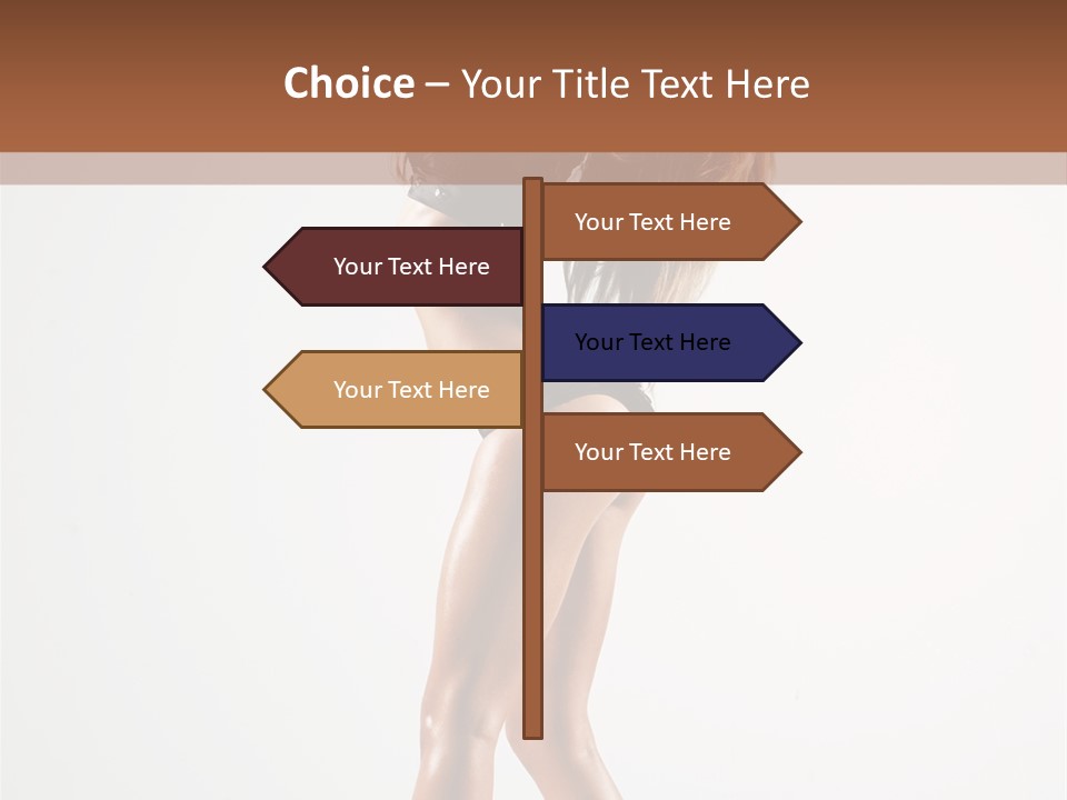 Active Posing Cheerful PowerPoint Template
