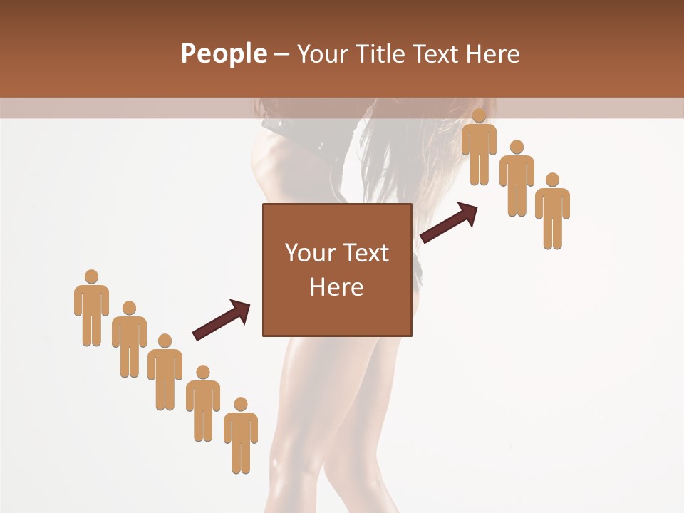 Active Posing Cheerful PowerPoint Template