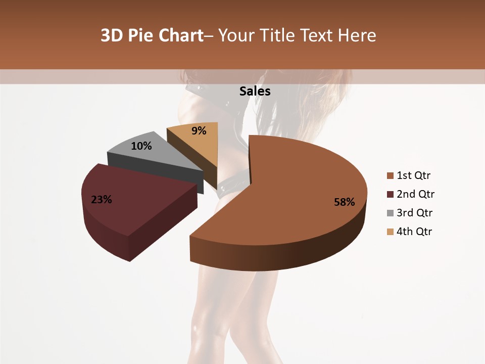 Active Posing Cheerful PowerPoint Template