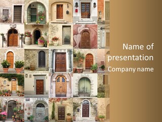 Collection House Century PowerPoint Template