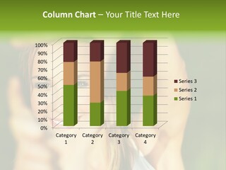 Through Smiling Palm PowerPoint Template