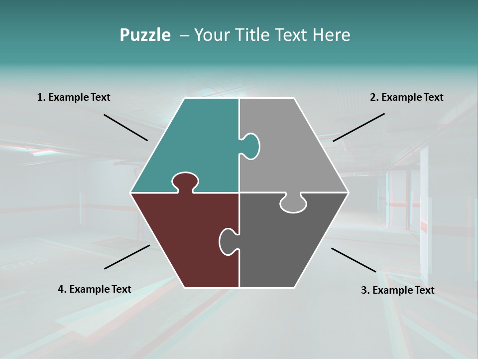 View Ceiling Metal PowerPoint Template