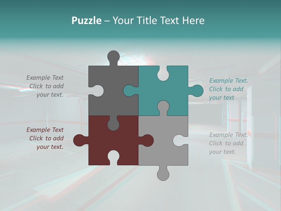 View Ceiling Metal PowerPoint Template