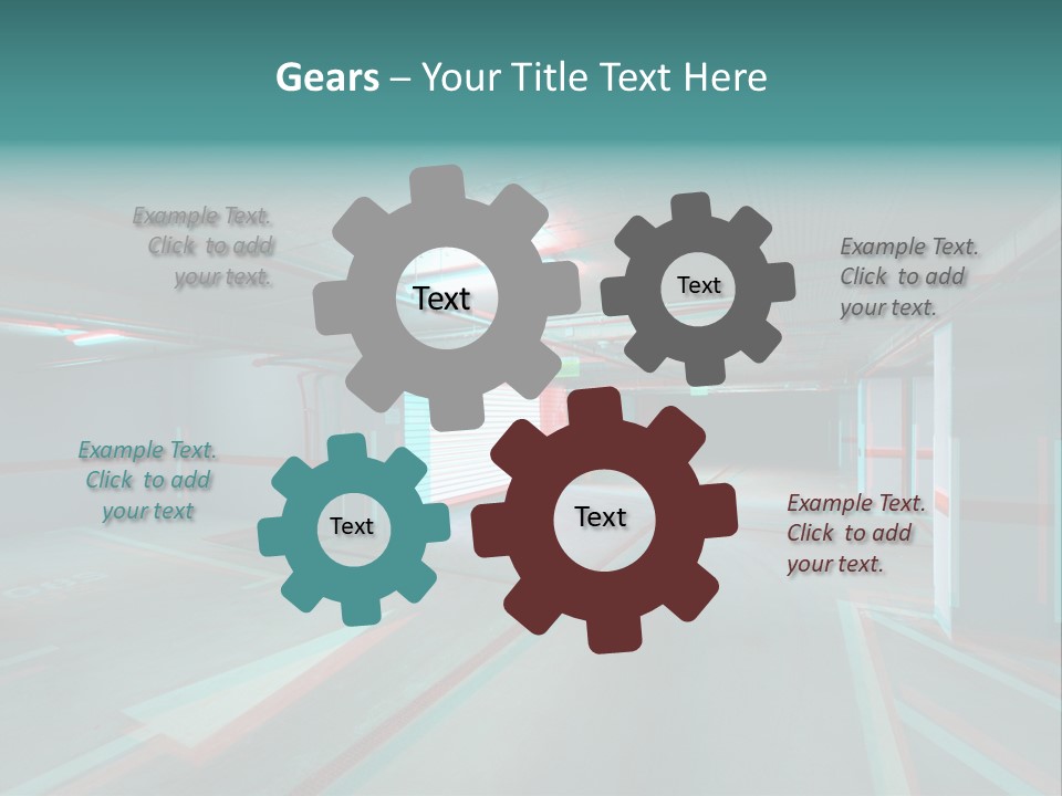 View Ceiling Metal PowerPoint Template