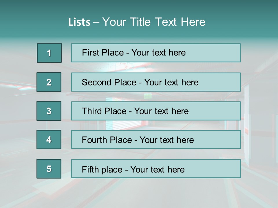 View Ceiling Metal PowerPoint Template