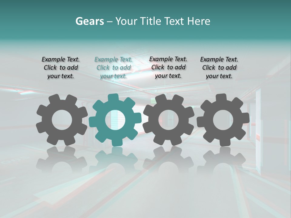 View Ceiling Metal PowerPoint Template