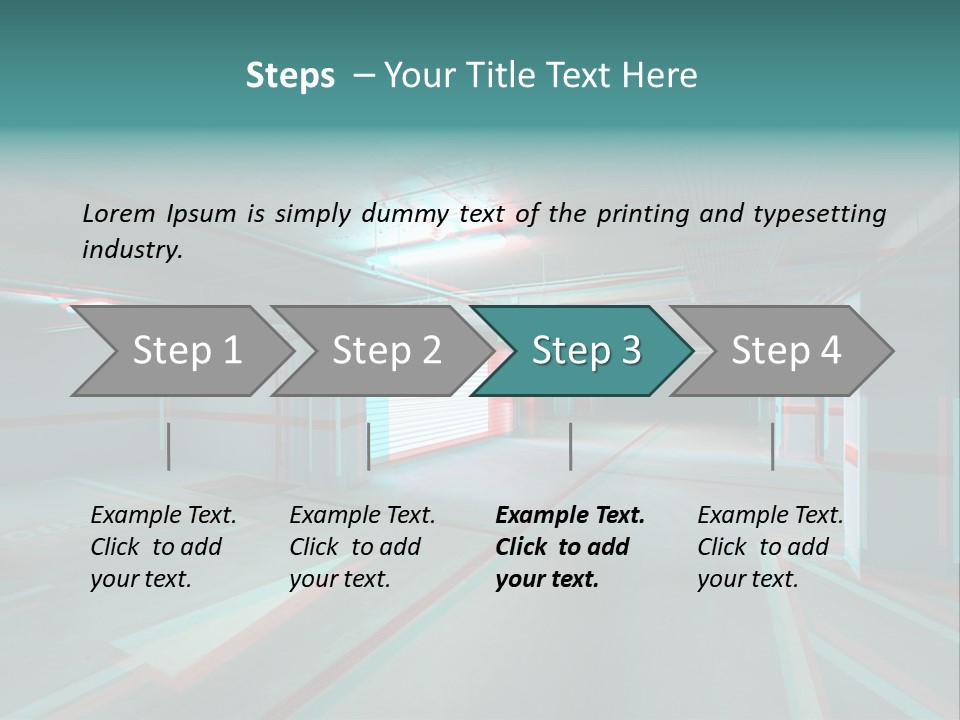 View Ceiling Metal PowerPoint Template