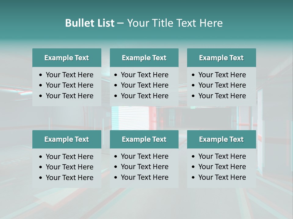 View Ceiling Metal PowerPoint Template