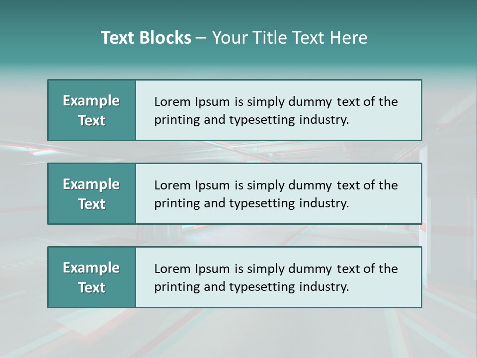 View Ceiling Metal PowerPoint Template