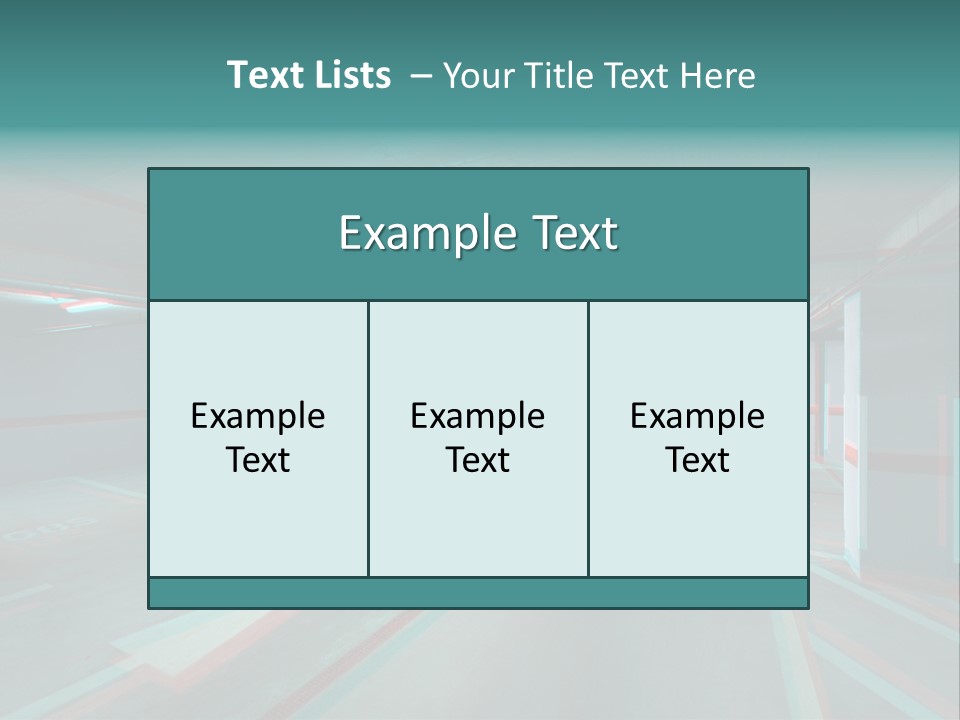 View Ceiling Metal PowerPoint Template