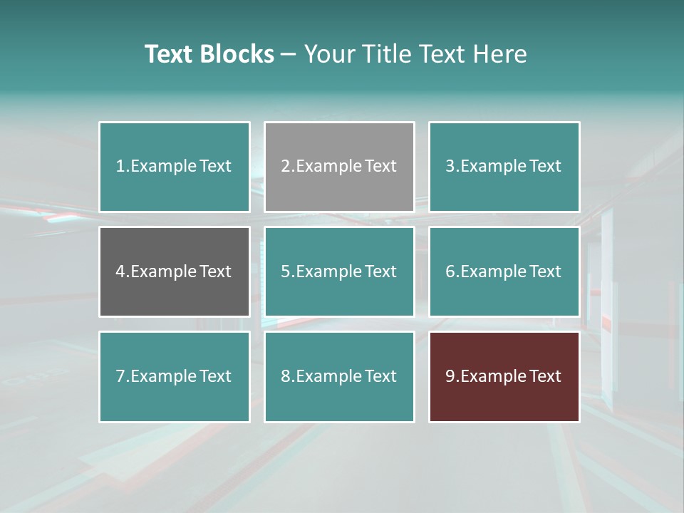 View Ceiling Metal PowerPoint Template
