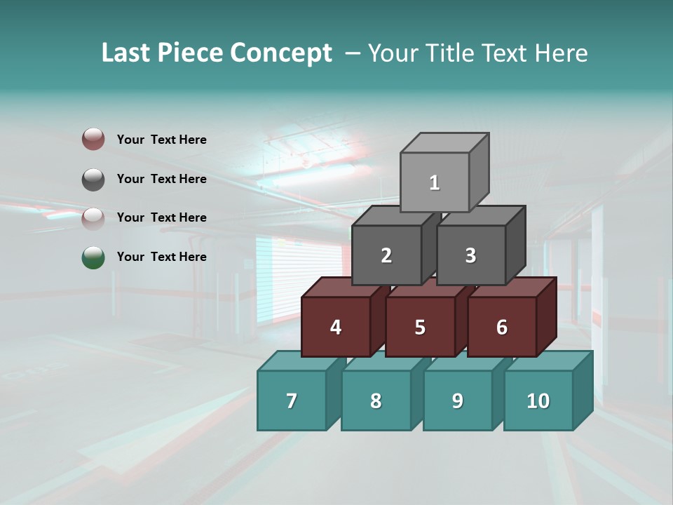 View Ceiling Metal PowerPoint Template