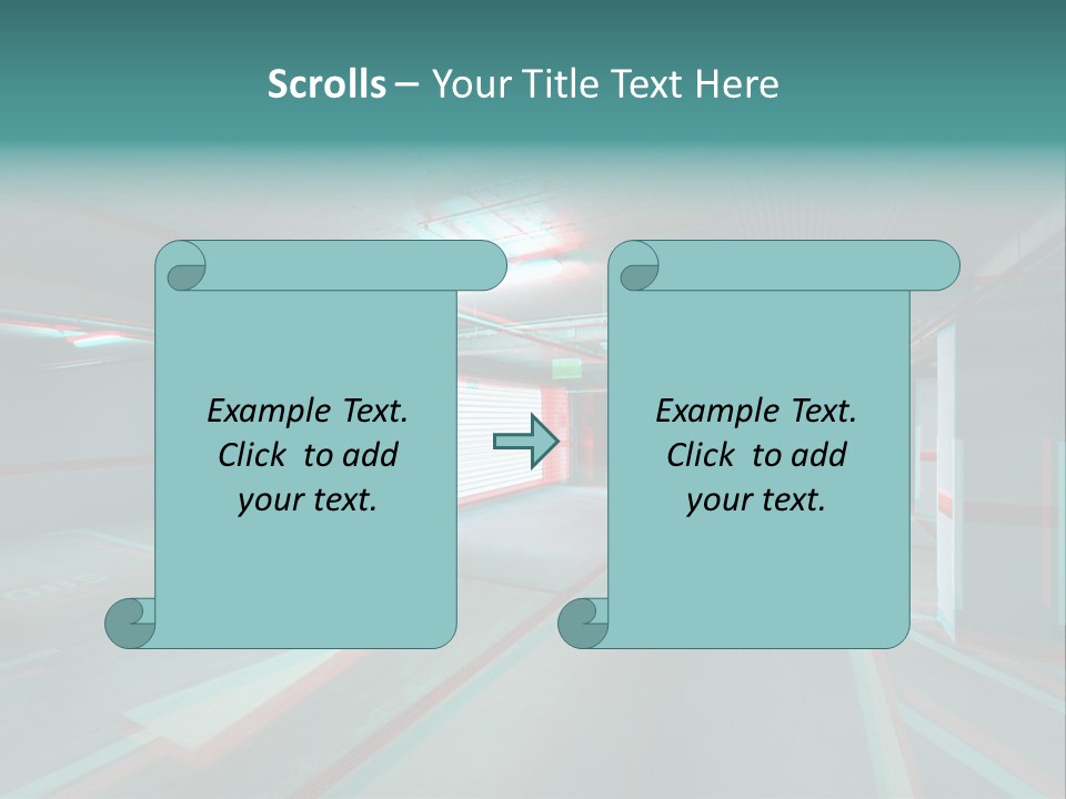 View Ceiling Metal PowerPoint Template