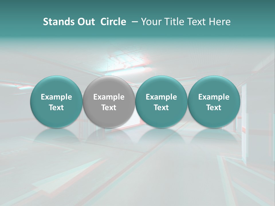 View Ceiling Metal PowerPoint Template