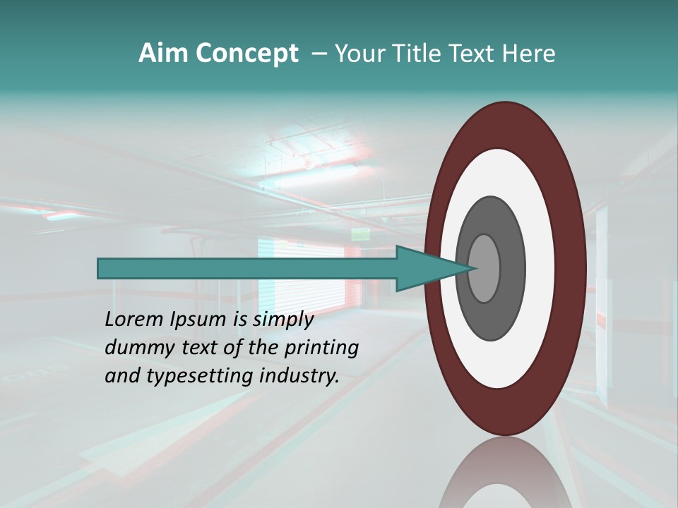 View Ceiling Metal PowerPoint Template