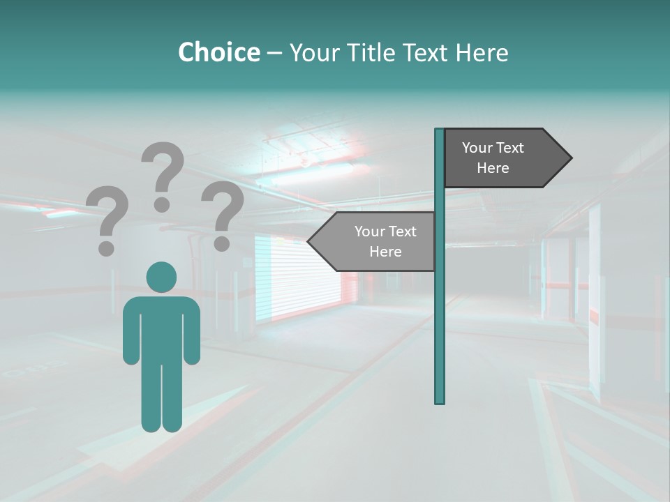 View Ceiling Metal PowerPoint Template