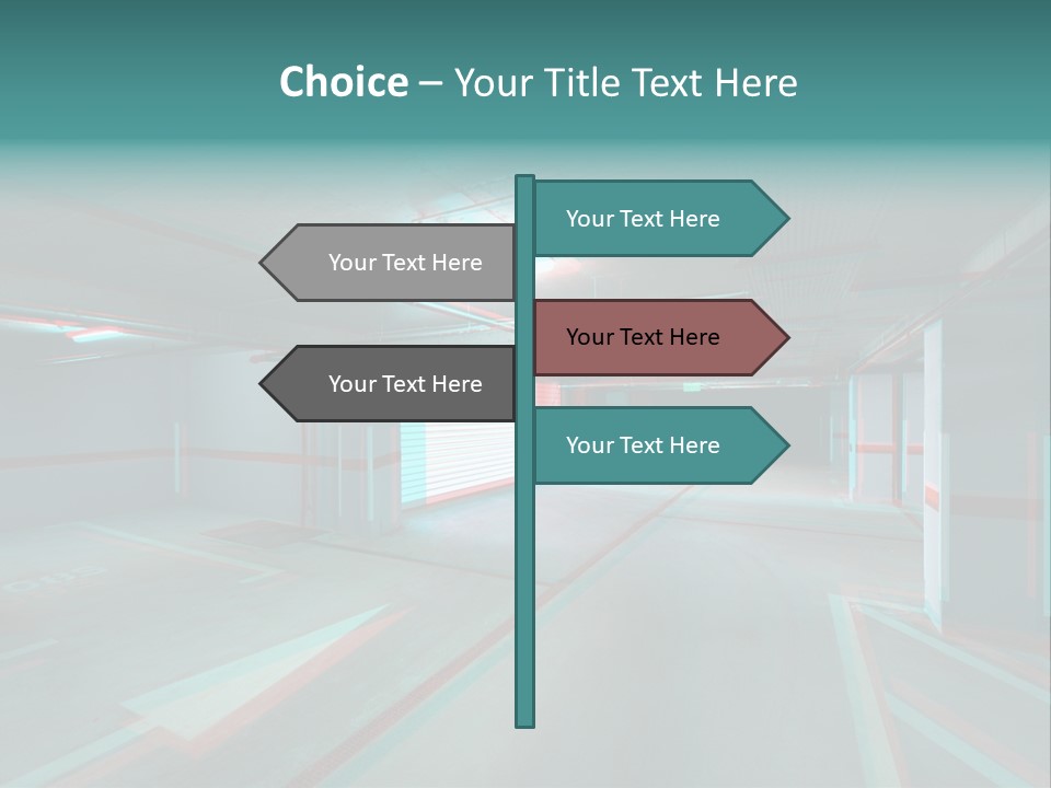 View Ceiling Metal PowerPoint Template