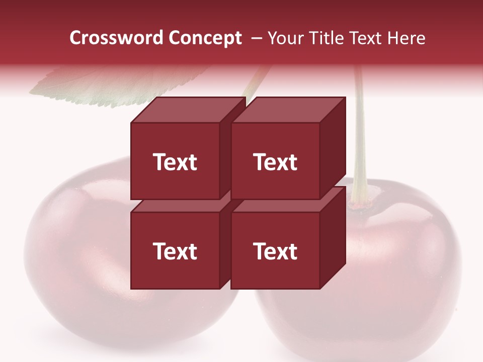 Isolated Delicious Freshness PowerPoint Template
