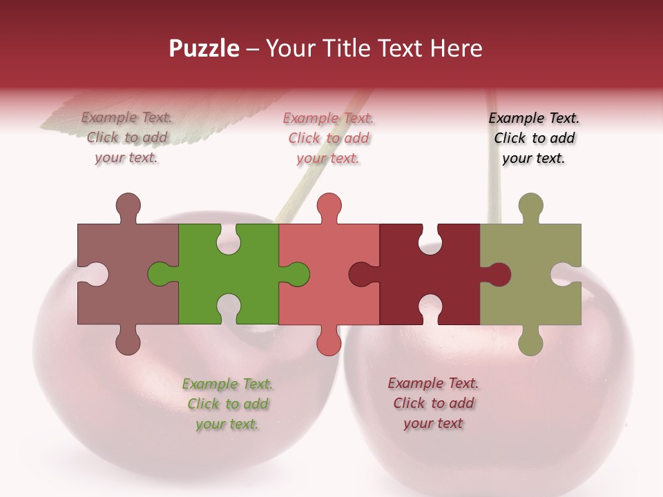 Isolated Delicious Freshness PowerPoint Template