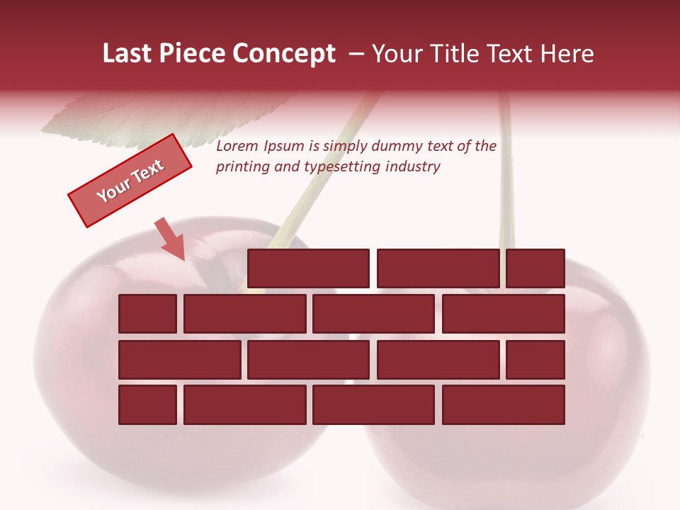 Isolated Delicious Freshness PowerPoint Template