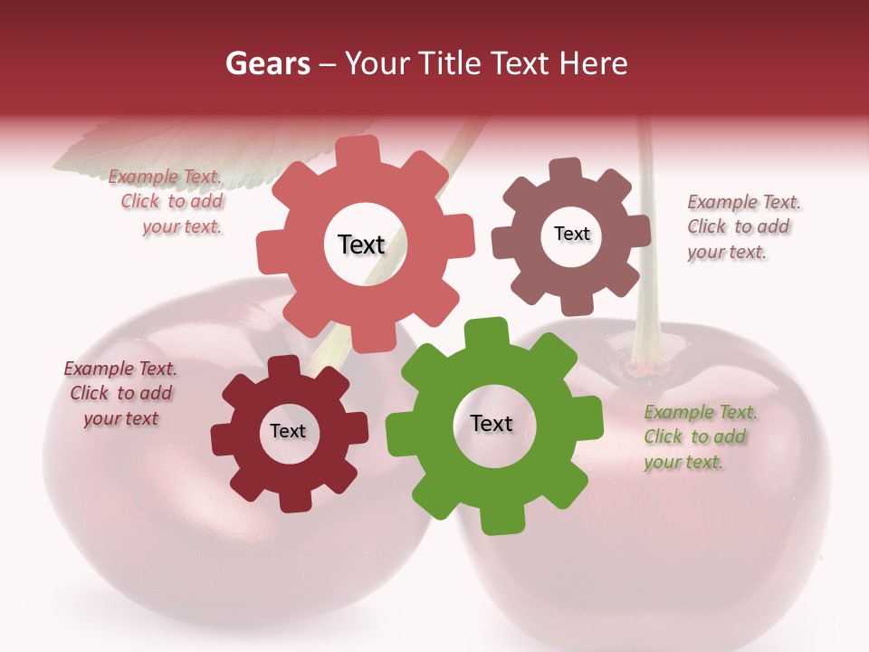 Isolated Delicious Freshness PowerPoint Template