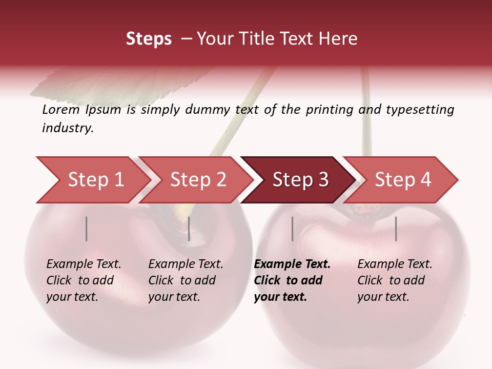 Isolated Delicious Freshness PowerPoint Template