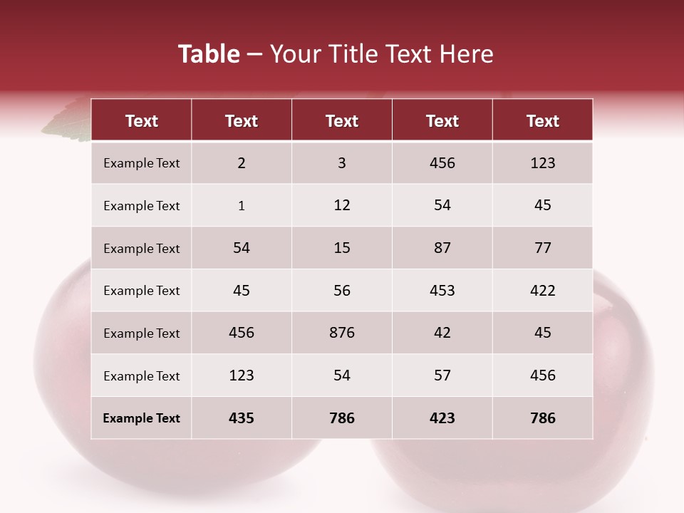Isolated Delicious Freshness PowerPoint Template