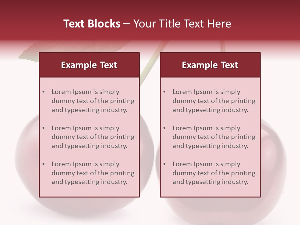 Isolated Delicious Freshness PowerPoint Template