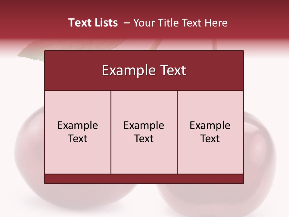 Isolated Delicious Freshness PowerPoint Template