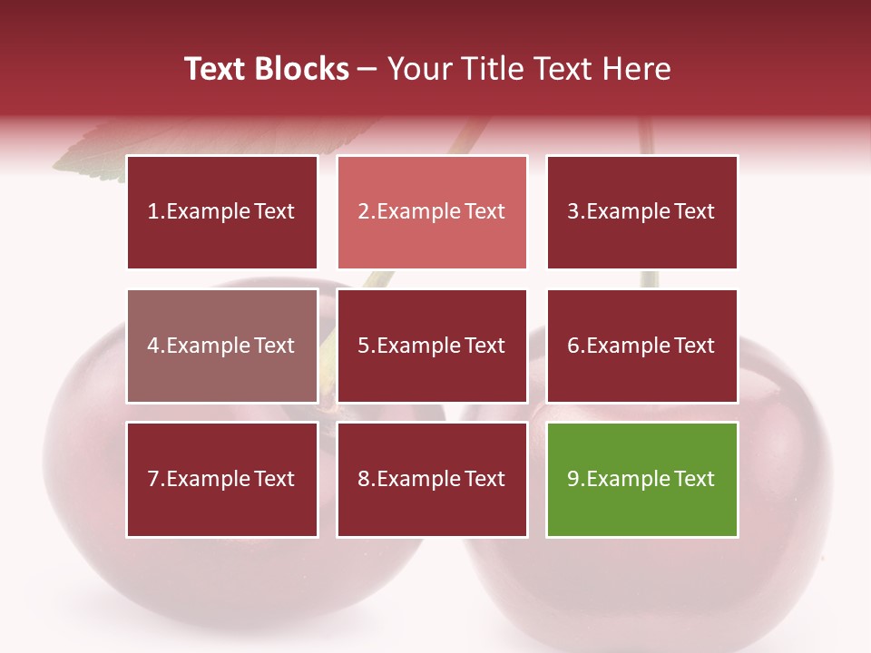 Isolated Delicious Freshness PowerPoint Template