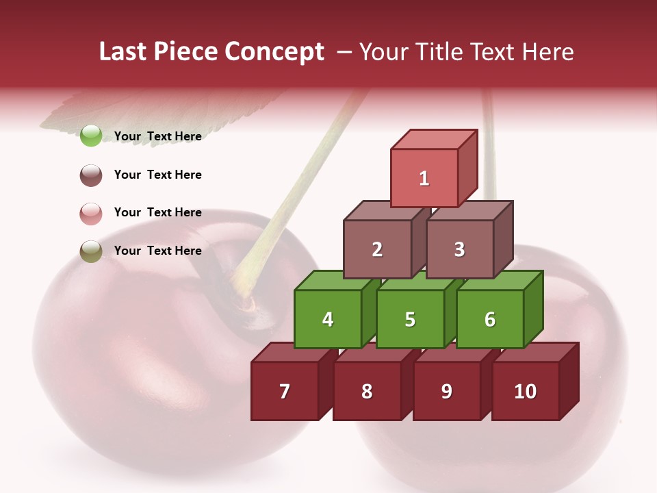 Isolated Delicious Freshness PowerPoint Template