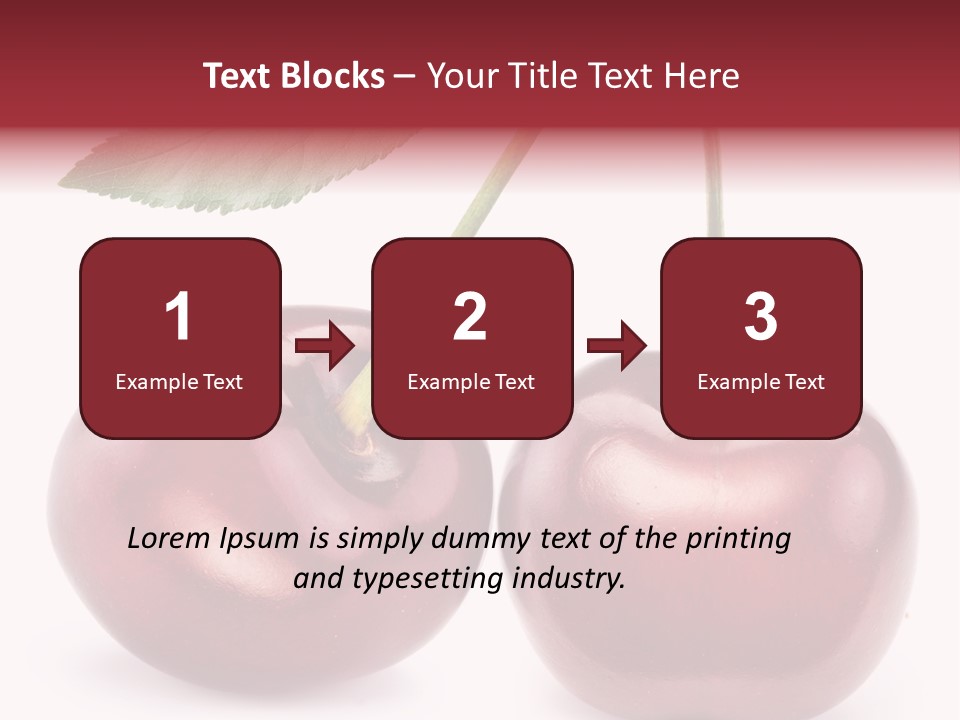 Isolated Delicious Freshness PowerPoint Template