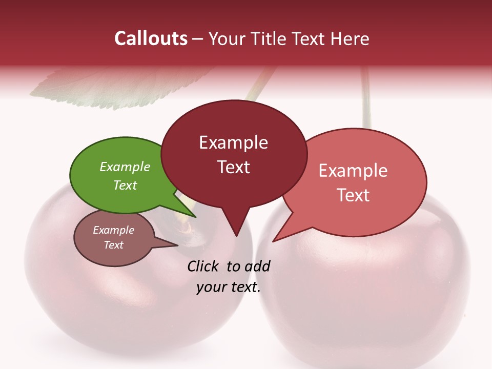 Isolated Delicious Freshness PowerPoint Template